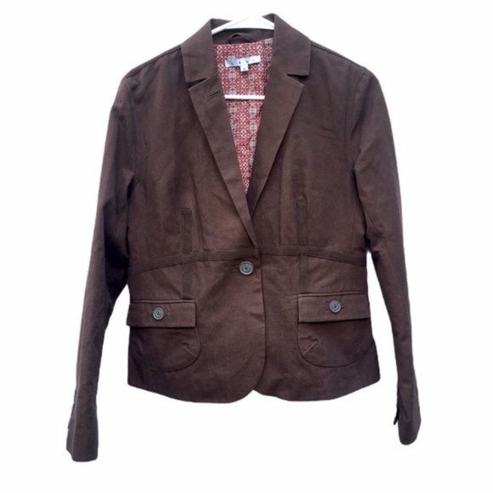 CAbi brown blazer NWOT size 8 business jacket suit